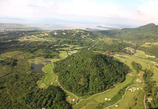 Ayala Greenfield Estates Aerial View of the Golf Course
